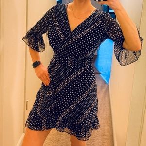 BB Dakota over the knee dark blue dress. Sz.S/4